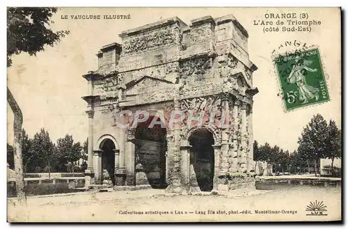 Cartes postales Orange L&#39Arc de Triomphe