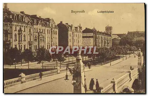 Cartes postales Bayreuth Luitpoldplatz