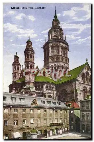 Cartes postales Mainz Dom Vom Leichhof