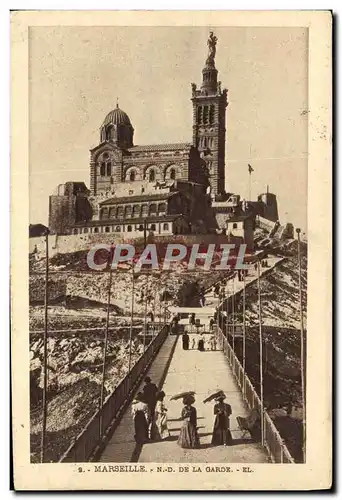 Cartes postales Marseille Notre Dame De La Garde