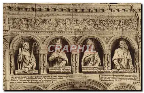 Cartes postales Les Saints De Solesmes Les Quartre Docteurs du Tombeau de Notre DAme