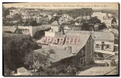 Ansichtskarte AK Environs d&#39Angers Vue prise du Chateau d&#39Erigne vers la Roche de Murs