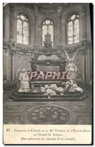 Ansichtskarte AK Chapelle Et Chasse De La Therese De L&#39Enfant Jesus au Carmel De Lisieux