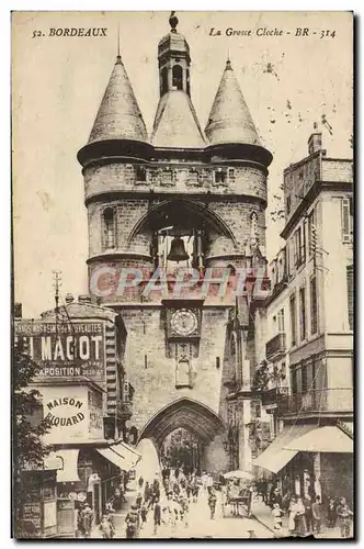 Cartes postales Bordeaux La Grosse Cloche