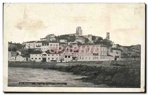 Cartes postales Cannes Vue Sur Le Mont Chevallier