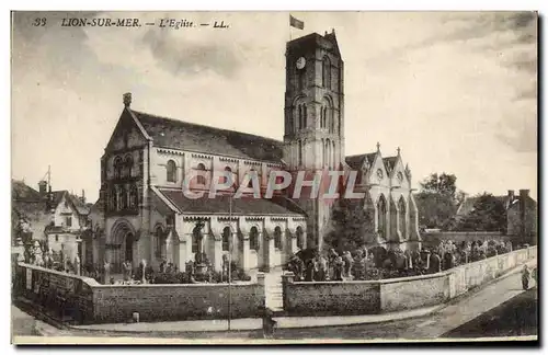 Cartes postales Lion Sur Mer L&#39Eglise