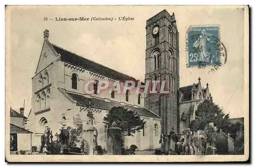 Cartes postales Lion Sur Mer L&#39Eglise