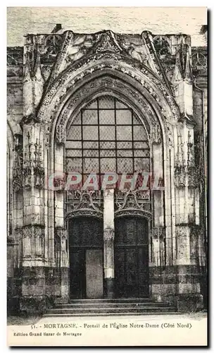 Cartes postales Mortagne Portail De l&#39Eglise Notre Dame