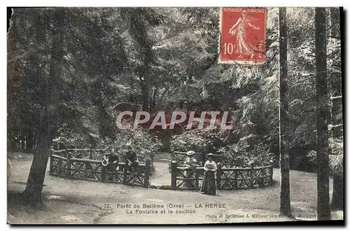 Cartes postales Foret De Belleme La Herse La Fontaine Et Le Pavillon