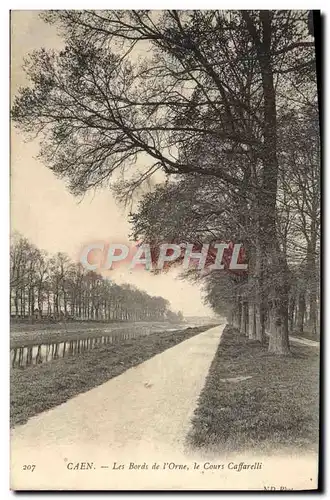 Cartes postales Caen Les Bords De L&#39Orne Le Cours Caffarelli