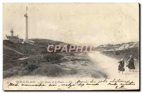 Cartes postales Berck Plage Les Dunes Et Le Phare