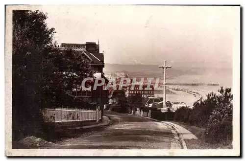 Cartes postales moderne Trouville Panorama Du Calvaire Vers La Plage