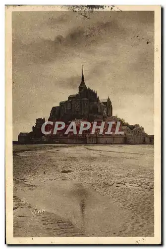 Ansichtskarte AK La Douce France Le Mont Saint Michel Reflets Du Soir