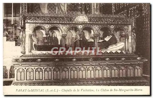 Ansichtskarte AK Paray Le Monial Chapelle De La Visitation La Chasse De Ste Marguerite Marie