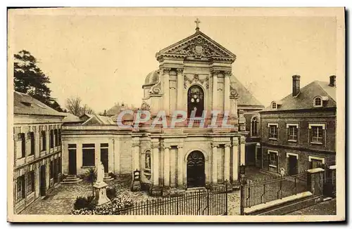 Ansichtskarte AK La Chapelle Des Carmelites De Lisieux La Facade