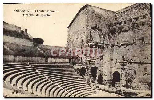 Cartes postales Orange Theatre Romain Gradins De Gauche