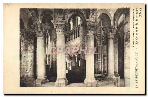 Ansichtskarte AK Saint Benoit Sur Loire La Colonnade Du Sanctuaire