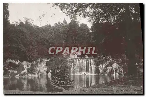 Ansichtskarte AK Paris Bois De Boulogne La cascade