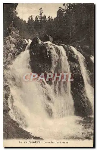 Ansichtskarte AK Cauterets Cascades De Lutour