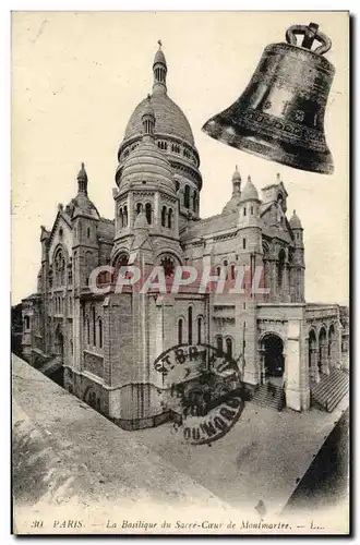 Ansichtskarte AK Paris La Basilique Du Sacre Coeur De Montmartre Cloche