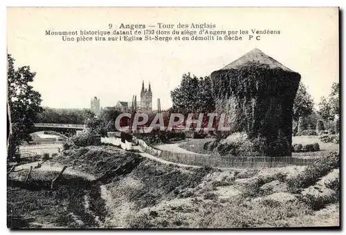 Cartes postales Angers Tour Des Anglais