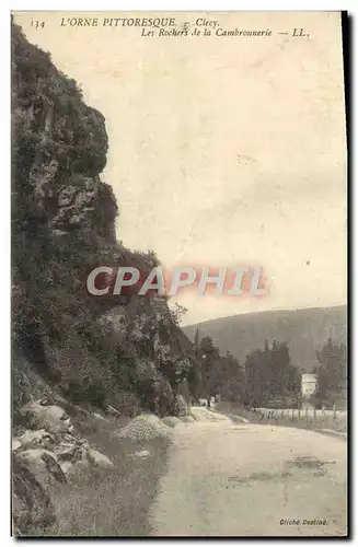 Ansichtskarte AK L&#39Orne Pittoresque Clecy Les Rochers de La Cambronnerie