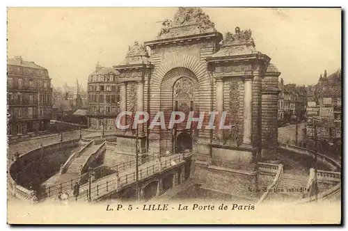 Cartes postales Lille La Porte De Paris