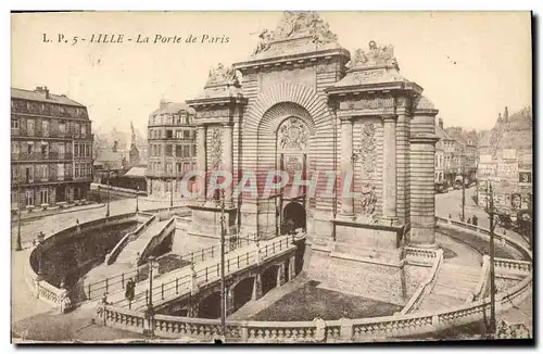 Cartes postales Lille La Porte De Paris