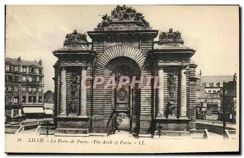 Cartes postales Lille La Porte De Paris