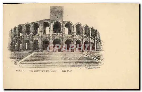 Ansichtskarte AK Arles Vue Exterieure Des Arenes