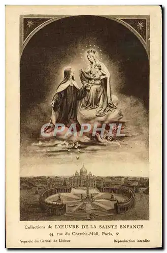 Cartes postales Lisieux Vierge