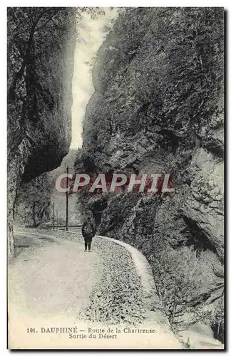 Cartes postales Dauphine Route De La Chartreuse Sortie Du Desert