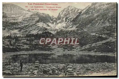 Cartes postalesLe Canigou Le Grand Etang et les pics Canigou et Barbet
