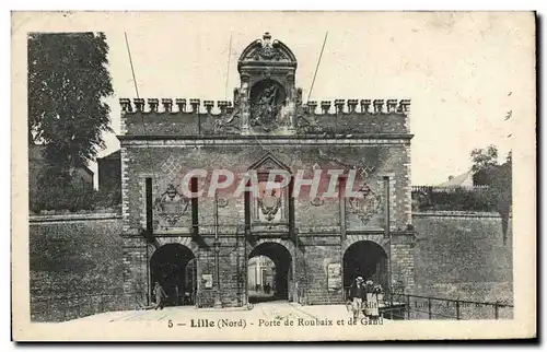 Cartes postales Lille Porte De Roubaix Et De Gand