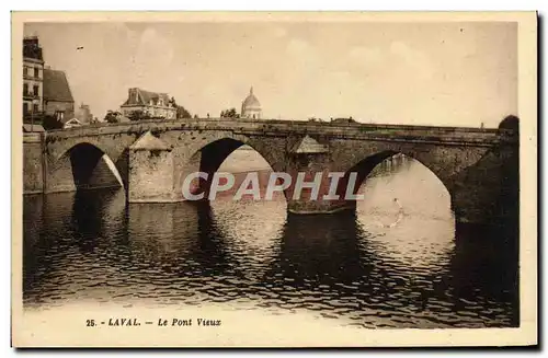 Cartes postales Laval Le Pont Vieux