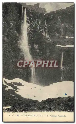 Cartes postales Gavarnie La Grande Cascade