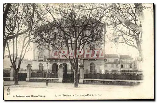 Ansichtskarte AK Toulon La Sous Prefecture