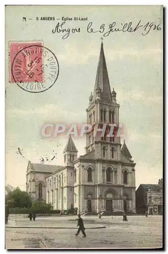 Cartes postales Angers Eglise St Laud