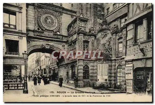 Cartes postales Rouen La Grosse Horioge