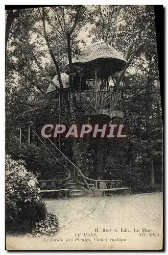 Cartes postales Le Mans Le Jardin Des Plantes Chalet Rustique