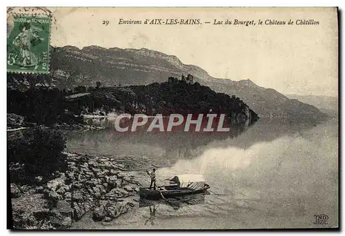 Cartes postales Environs D&#39Aix Les Bains Lac Du Bourget Le Chateau De Chatillon