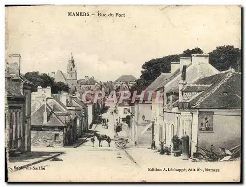 Cartes postales Mamers Rue Du Fort