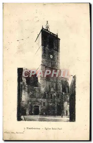 Cartes postales Narbonne Eglise Saint Paul