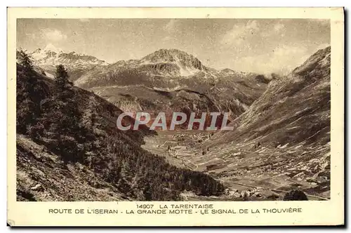 Cartes postales La Tarentaise Route De L&#39Iseran La Grande Motte Le Signal De La Thouviere