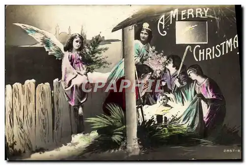 Ansichtskarte AK A Merry Christmas Noel Ange