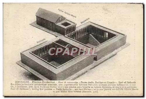 Ansichtskarte AK Jerusalem Piscina Probatica