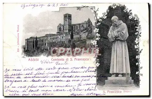 Cartes postales Assisi Convento Di S Francesco