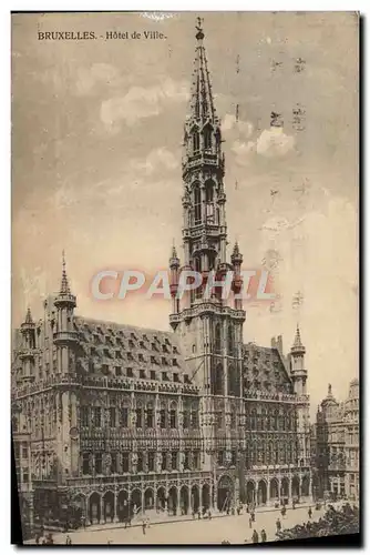 Cartes postales Bruxelles Hotel De Ville