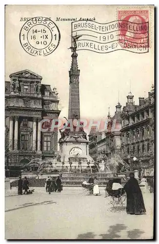 Cartes postales Bruxelle Monument Anspack