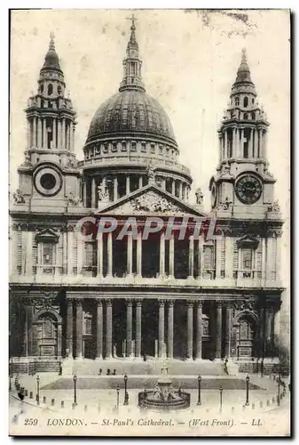 Cartes postales London St Paul's Cathedral